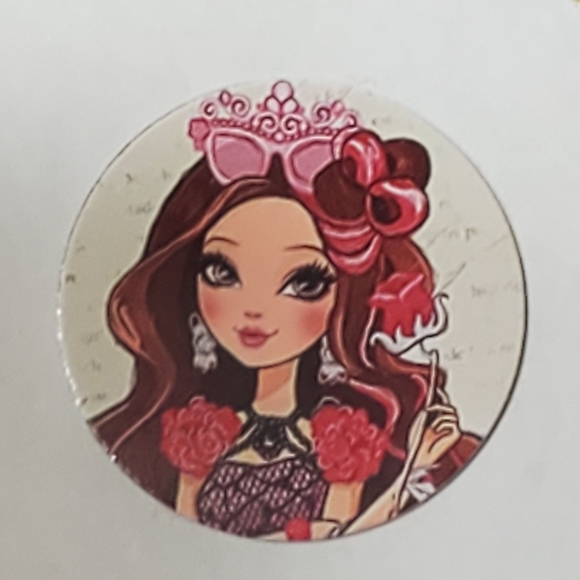 Ever after high bottlecap necklace for 1. On leather cord - Picture 4 of 6